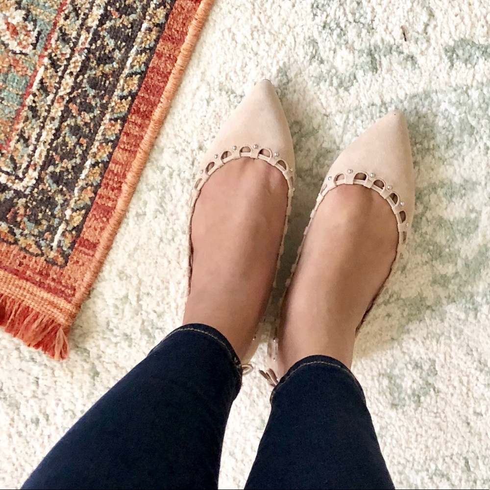 Ivanka Trump Suede Ballet Flats - Picture 8 of 8